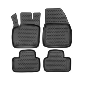 Volvo XC40 Floor Mats - Omac - Rubber TPE - Black - '19-'24